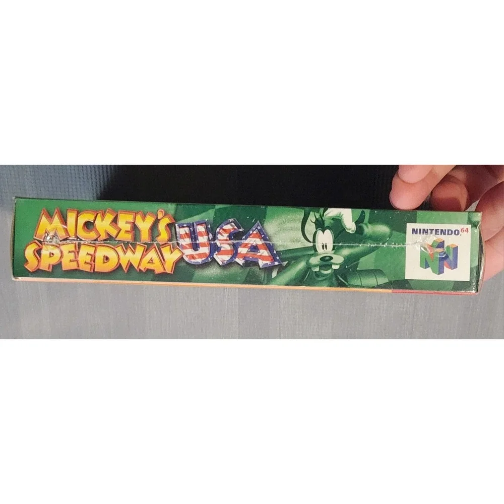 N64 Nintendo 64 Game MICKEY'S SPEEDWAY USA KART RACING - NEW & Factory Sealed!